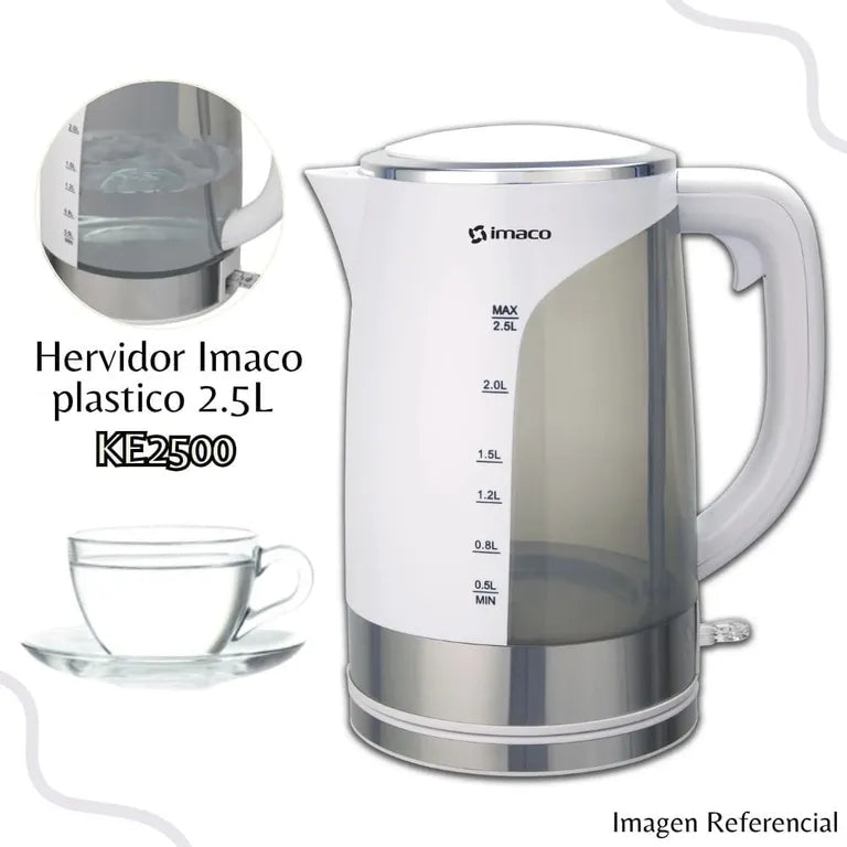 KE2500 IMACO HERVIDOR 2.5 LT BLANCO