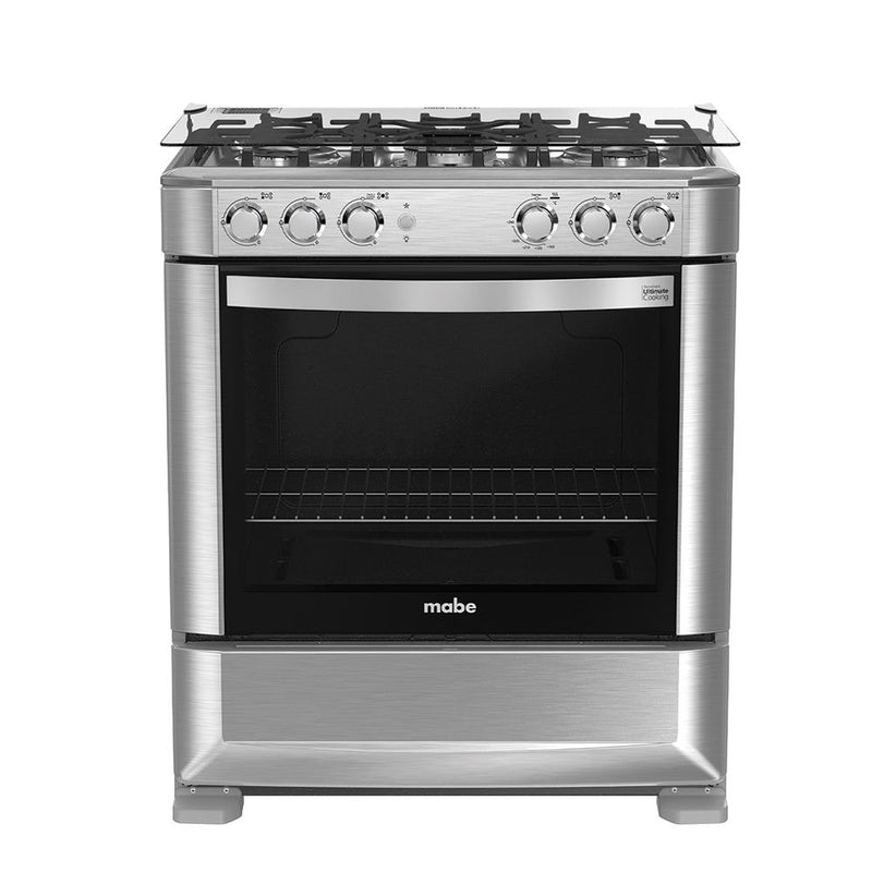 CMP7628FX0 Cocina a Gas Mabe 30" 5 Hornillas Inox