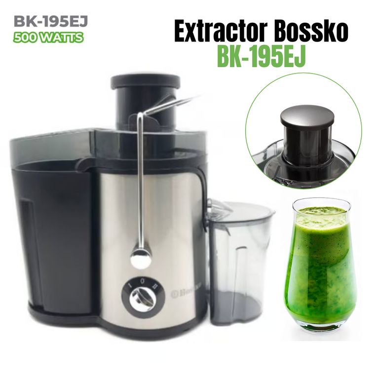 BK-195EJ EXTRACTOR 500 ML NEGRO BOSSKO