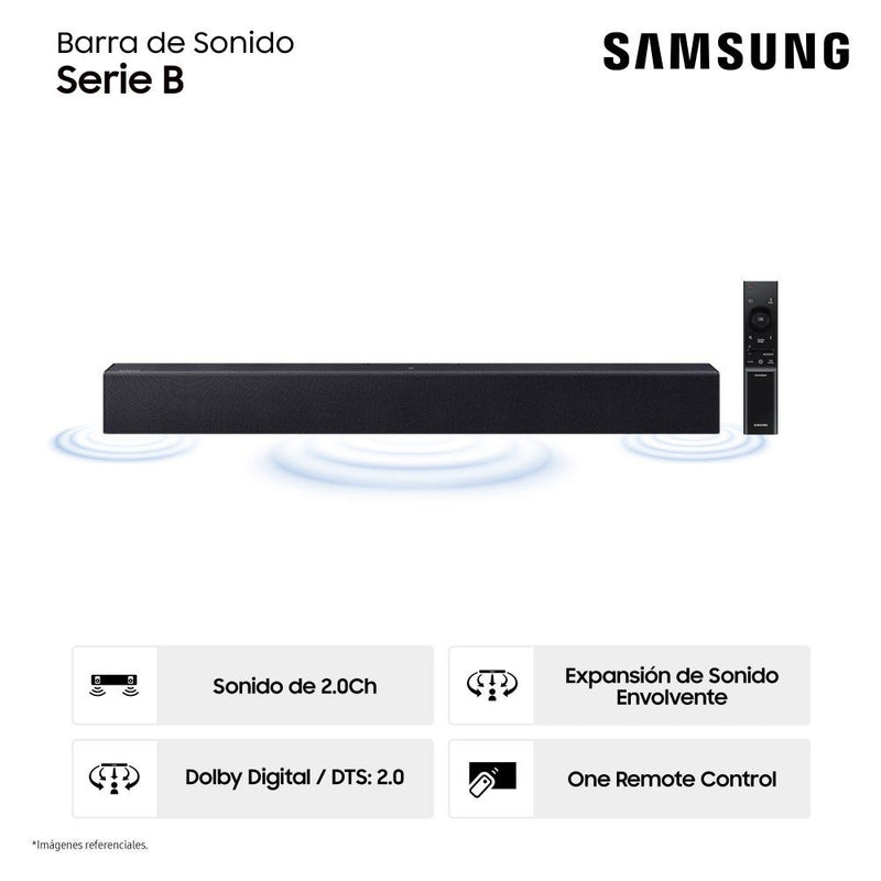HW-B400F/PE SOUNDBAR SAMSUNG BLUETOOTH 2.0 NEGRO 40W