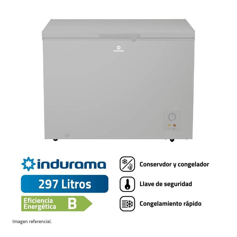 CI-320GR INDURAMA CONGELADORA 297 LT