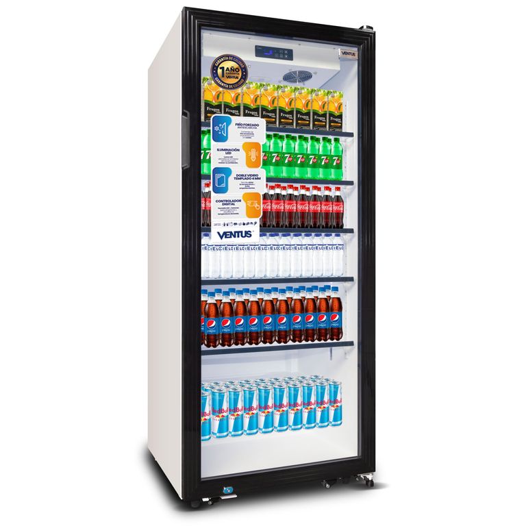 LG-510TC Visicooler con 1 Puerta de Vidrio 510LTS