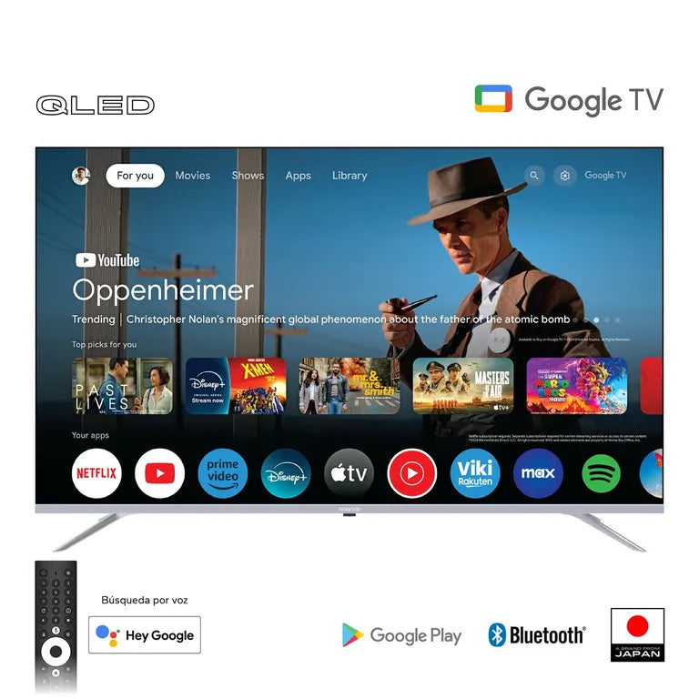 LTK-K58B74 Televisor Kenwood 58" Qled 4k Google Tv
