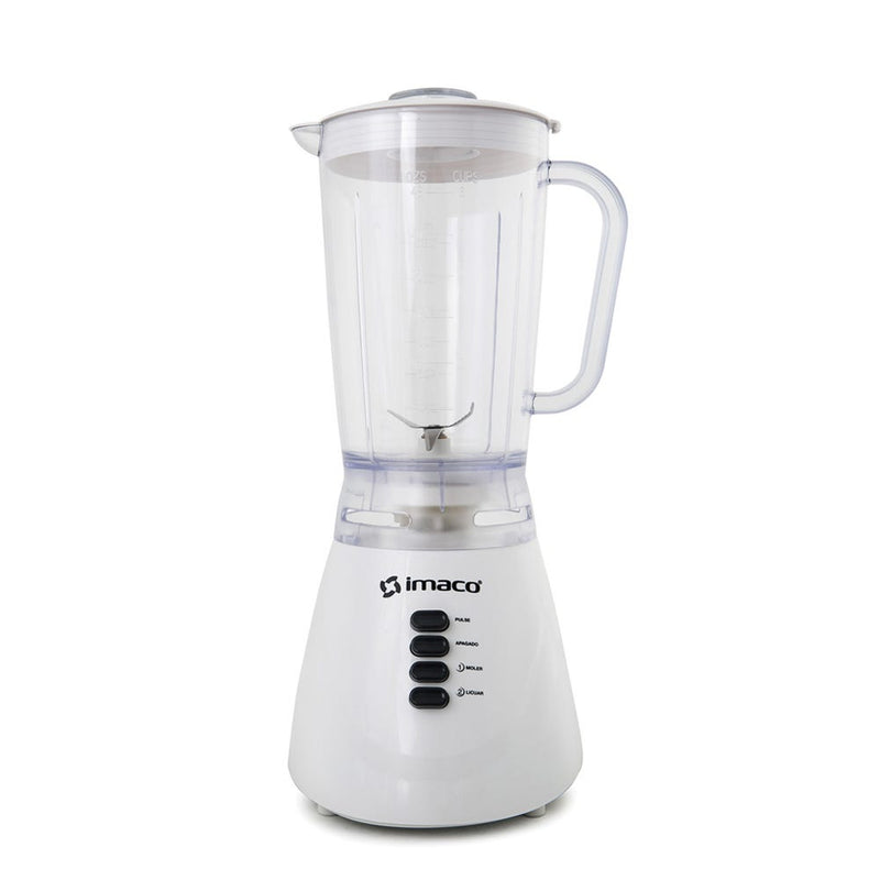 BL4125 Licuadora vaso plastico blanca Imaco