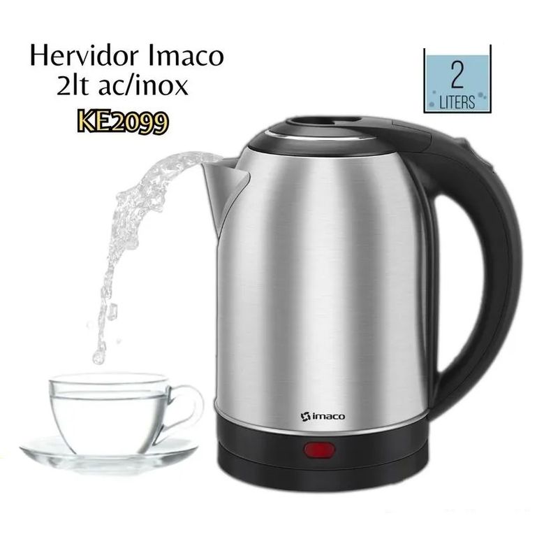 KE2099 IMACO HERVIDOR ACERO INOX 2 LT
