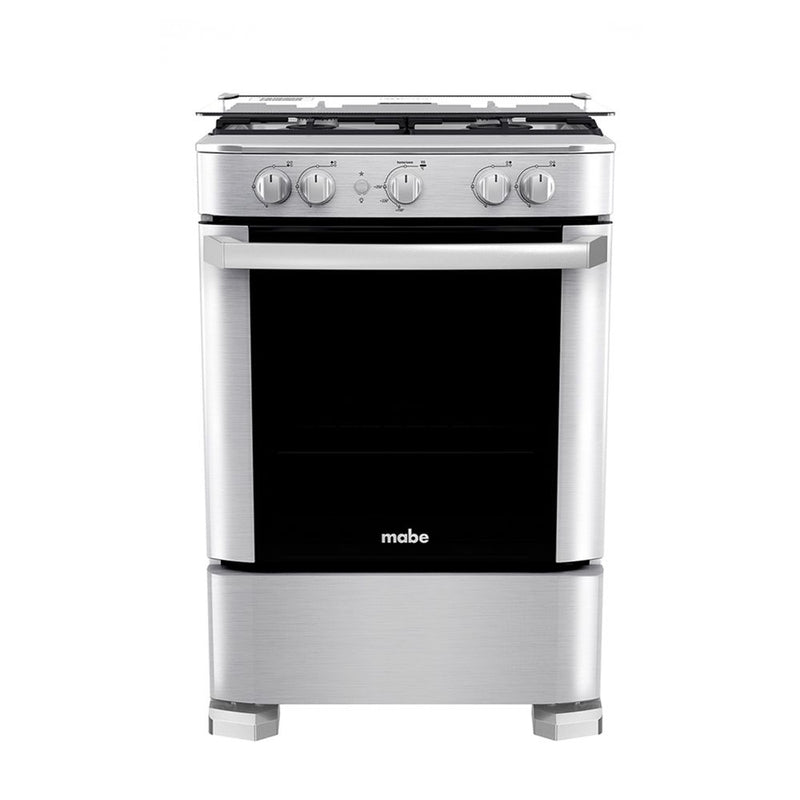 CMP6035FX1 Cocina Mabe a Gas 4 Hornillas Inoxidable 60CM