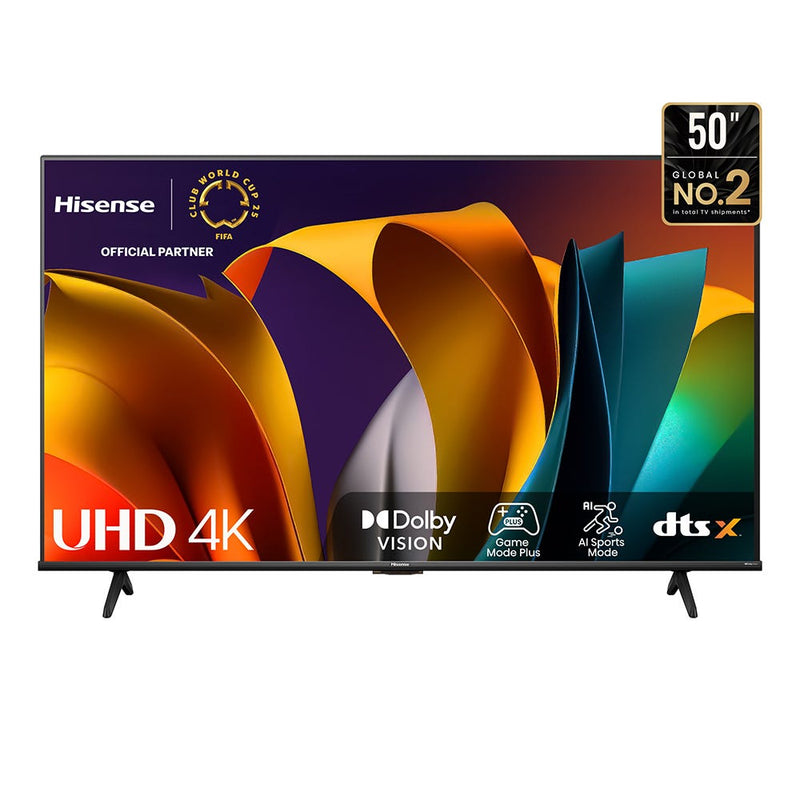 50A6N HISENSE TELEVISOR SMART HISENSE 50" 4K UHD4K