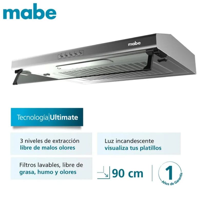CMU9020PI0 Campana extractora Mabe