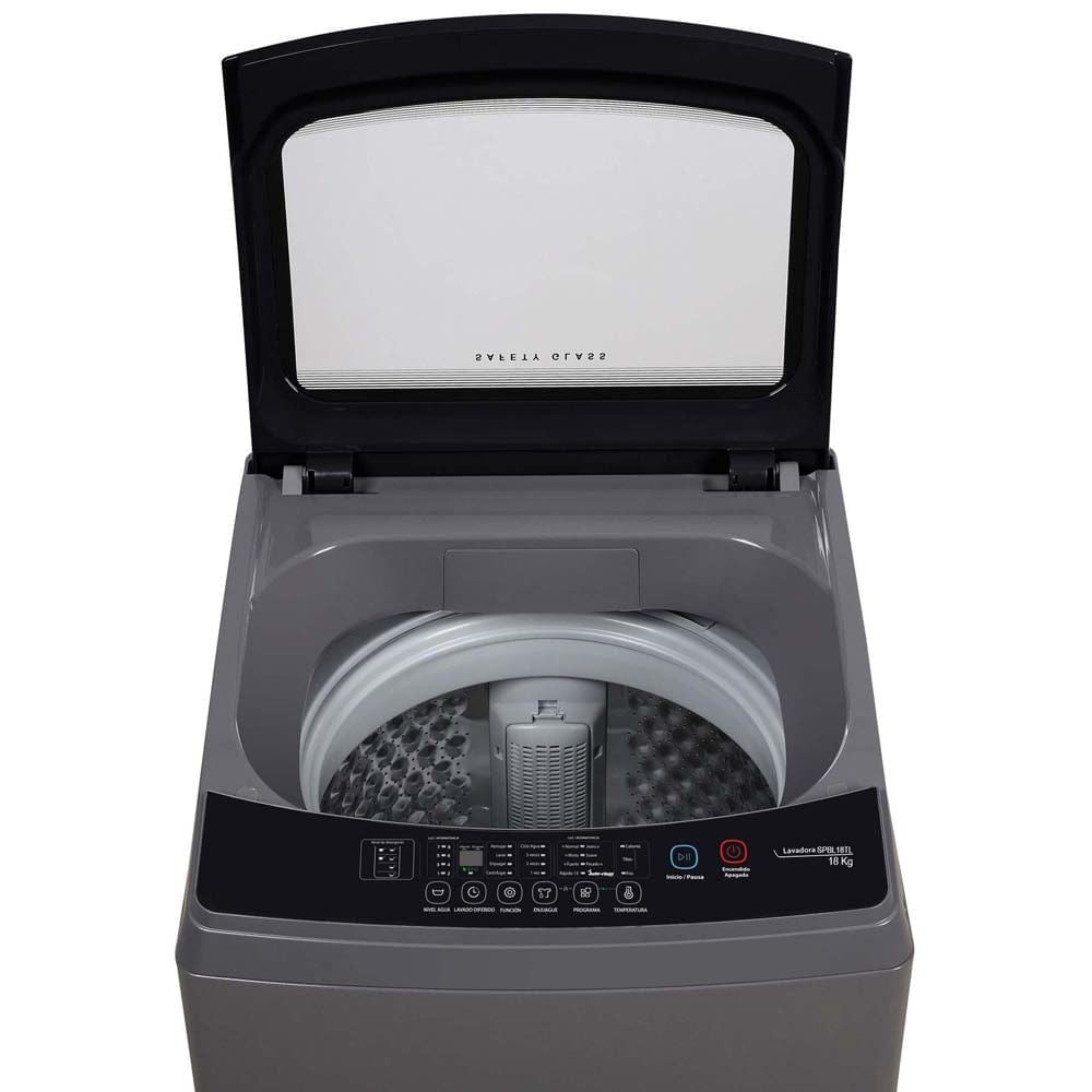 SPBL18TL Lavadora BLACKLINE Carga Superior 18 Kg SPBL18TL Gris Oscuro
