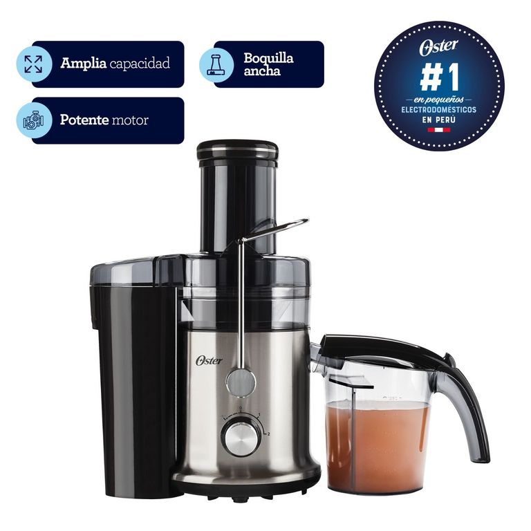 FPSTJE320S Extractor Oster de Jugos Silver 1.25L