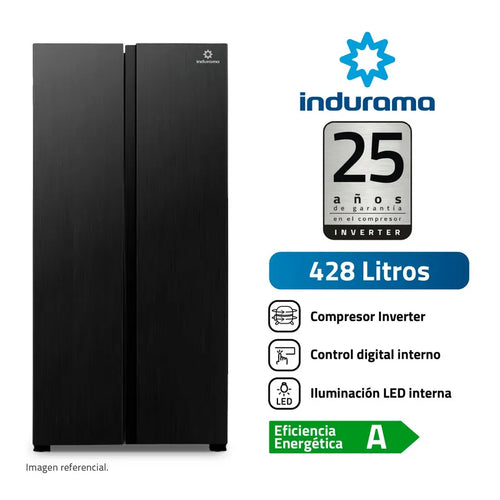 RI769N Refrigeradora Side By Side Negra