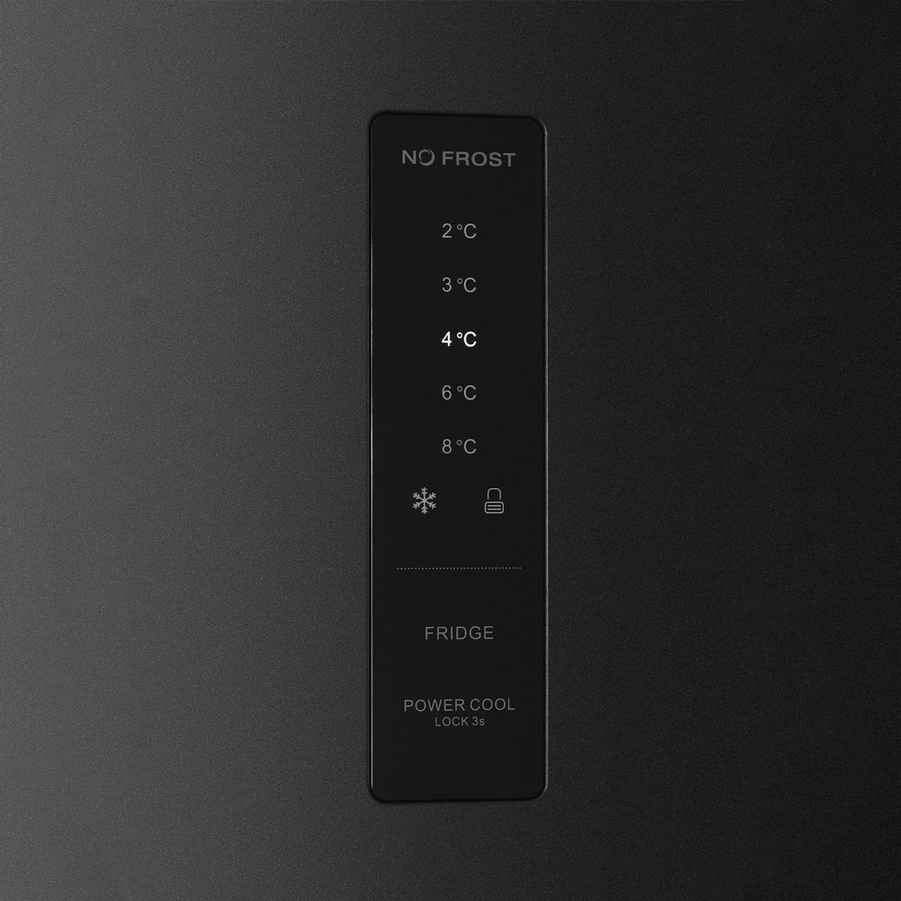 RMN415PAPRP0 Refrigeradora Mabe 417 L No Frost Black Steel C/ Disp