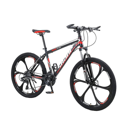 SP-D2624 SHANP-D2624 BICICLETA  ARO 26" VELOCIDAD 24 ROJO & NEGRO