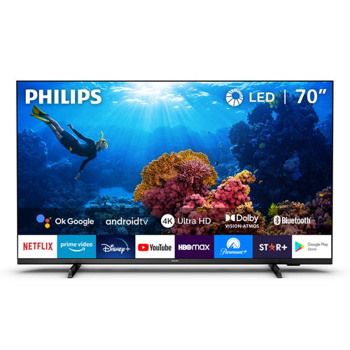 70PUD7406/44 Televisor Philips 70" UHD 4k Android