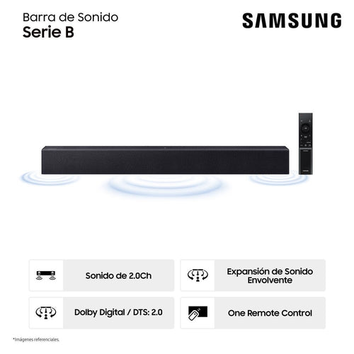 HW-B400F/PE SOUNDBAR SAMSUNG BLUETOOTH 2.0 NEGRO 40W