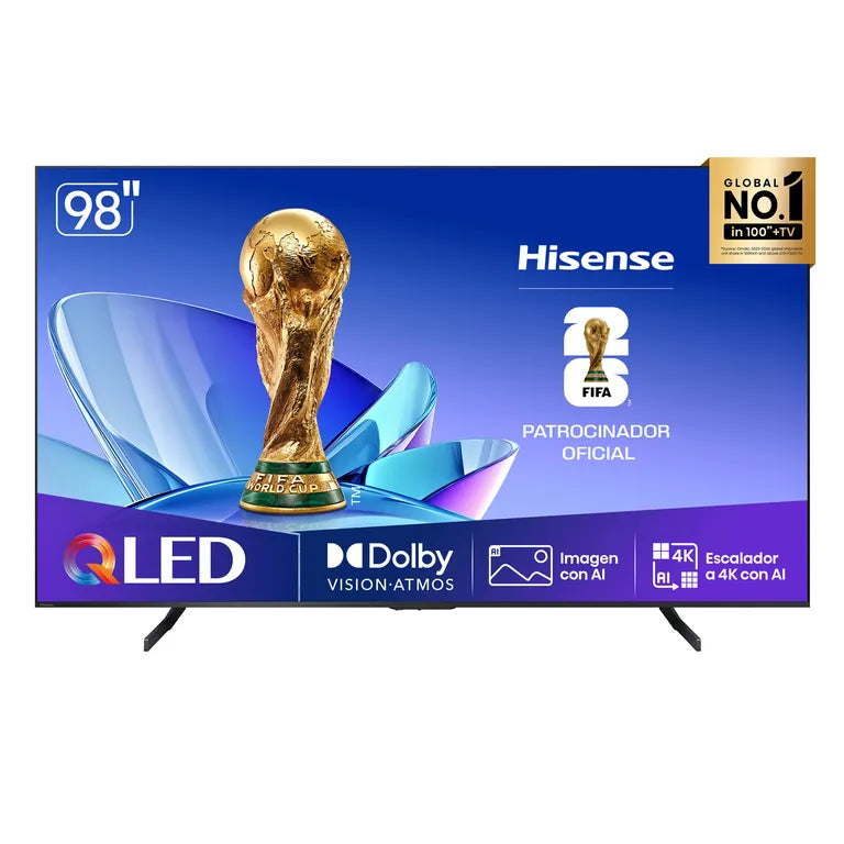 98Q6QG Televisor Hisense QLED 98" Smart Google TV 4K