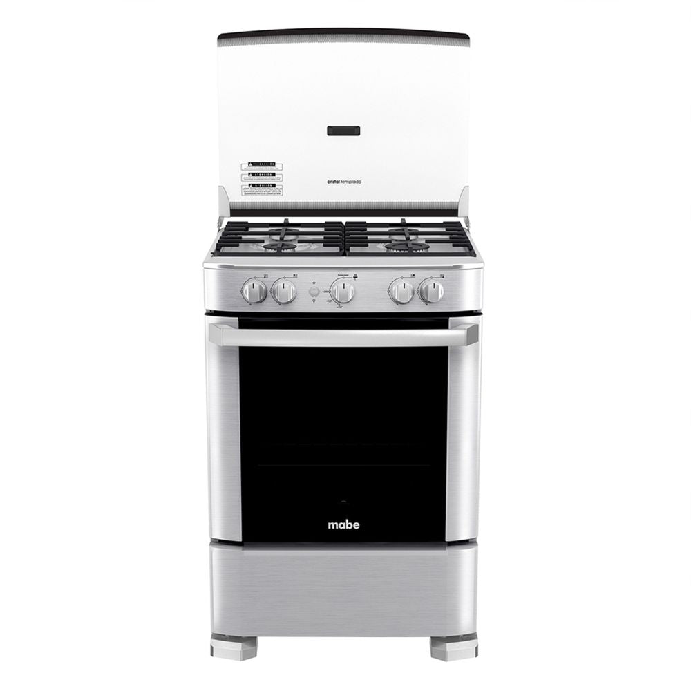 CMP6035FX1 Cocina Mabe a Gas 4 Hornillas Inoxidable 60CM