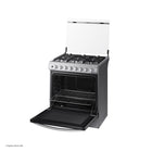 NX52T5311PS COCINA SAMSUNG A GAS 6 HORNILLAS CON PLANCHA Black Smog