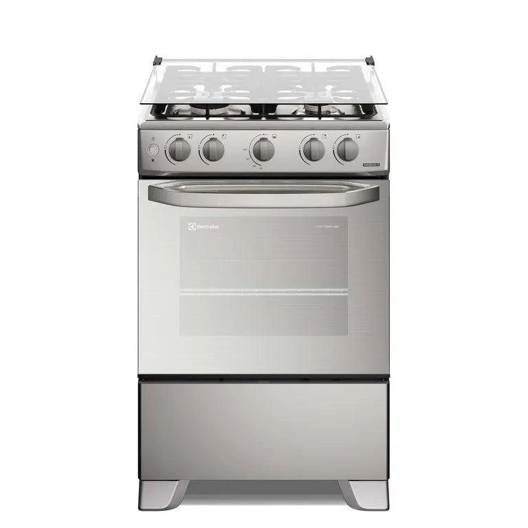FE4GMR ELECTROLUX COCINA A GAS 4 HORNILLAS VAPORBAKE SILVER