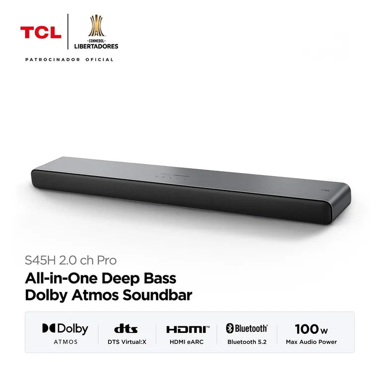 S45H Soundbar TCL Bluetooth 2.0 Negro