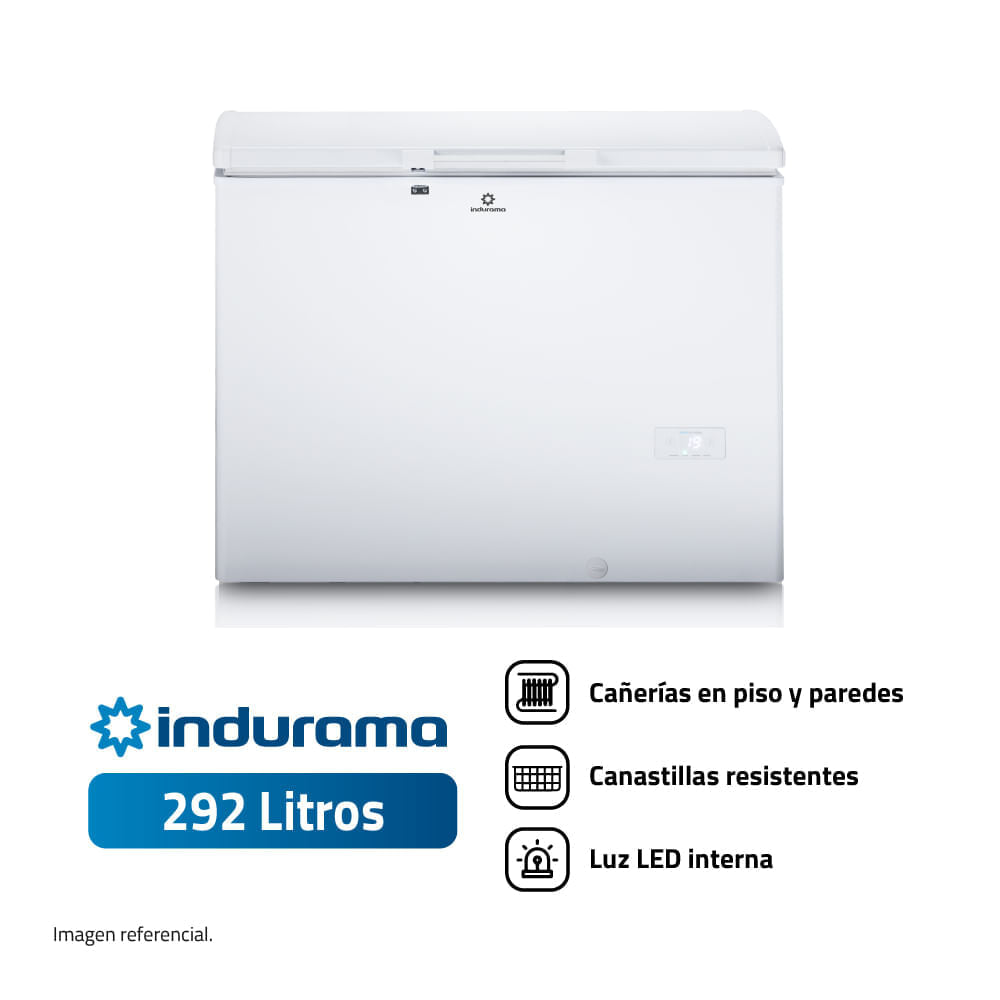 CI-300 Congeladora INDURAMA 292L Triple Acción Blanco