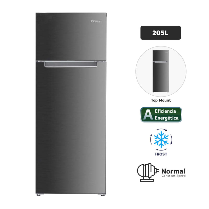 FROST205L-2P Refrigeradora Blackline