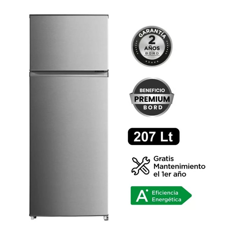 RE207FS-M Refrigeradora Bord 207LT Frost Silver