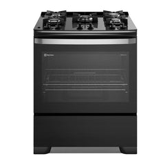F5EGB Cocina Electrolux Freestanding 5 hornillas VaporBake Negra 76 cm