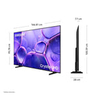 UN75U8000FGXPE TELEVISOR SAMSUNG SMART TV 75'CRYSTAL UHD 4K 2025