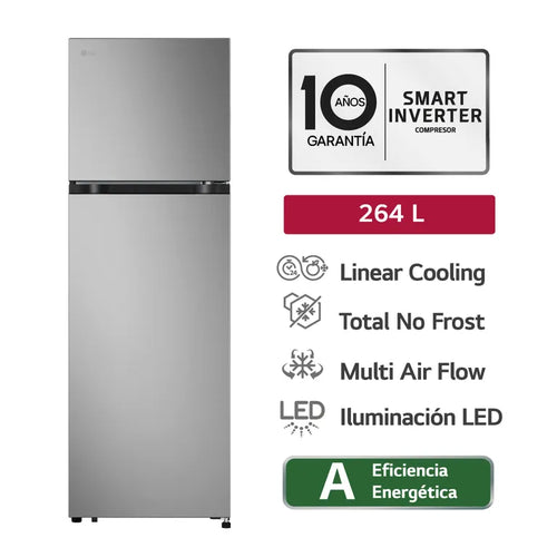 VT26BPY LG REFRIGERADORA 264 LT PLATEADA