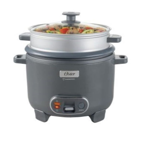 CKSTRC12DFSKE Olla Arrocera de 2.2 Lt. Oster Función Sofrito con Vaporera Gris