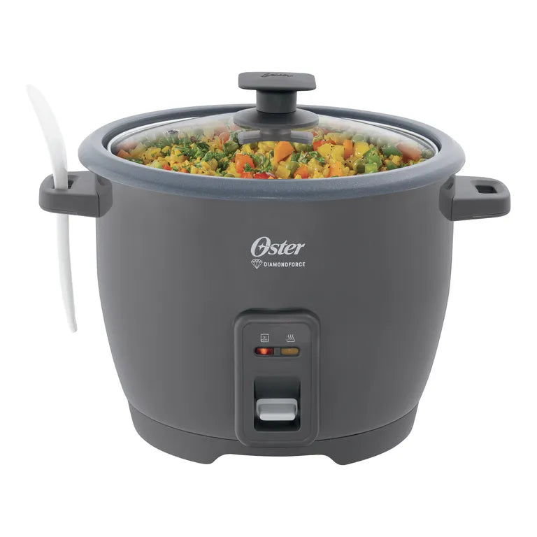 CKSTRCB10DFSKE Olla arrocera Oster 1.8L DiamondForce Gris