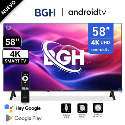 BGHB5824UK6AIP BGH TV 58"UHD 4K SMART BT ANDROID