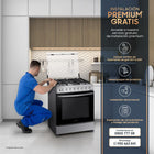 NX52T5311PS COCINA SAMSUNG A GAS 6 HORNILLAS CON PLANCHA Black Smog
