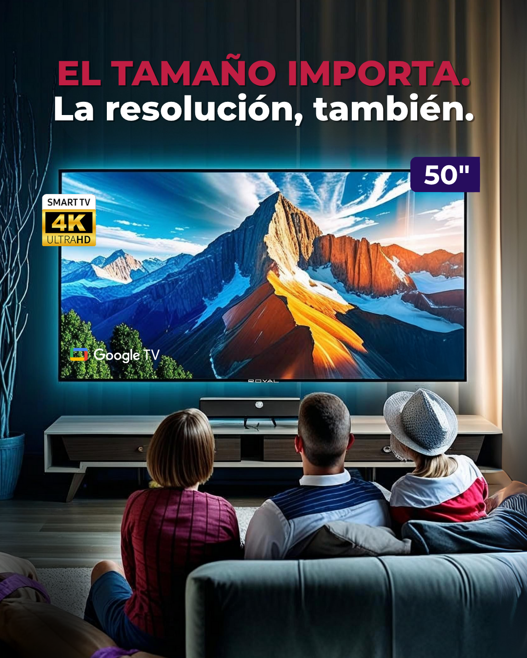 Televisor Smart 4K Royal 50