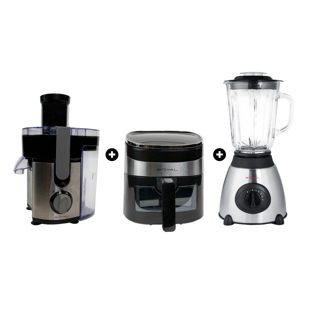 Extractor Royal  + Freidora de Aire Royal + Licuadora Royal