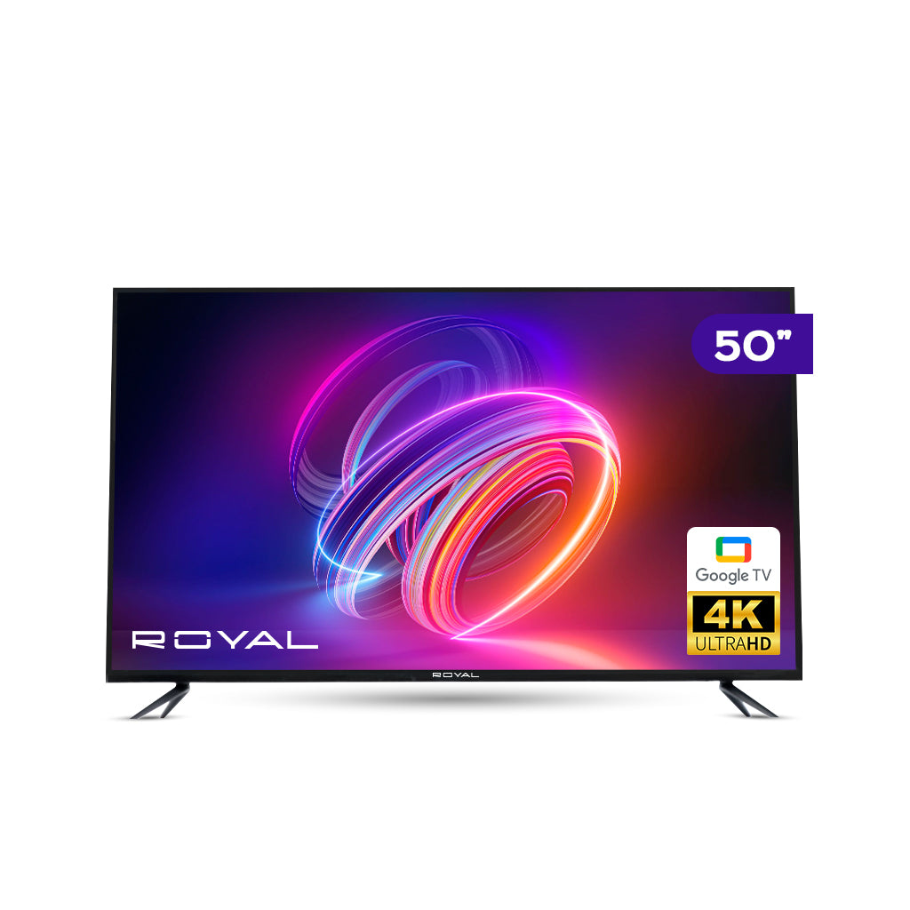 Televisor Smart 4K Royal 50" RYL-50GOO CON GOOGLE TV