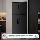 RMN415PAPRP0 Refrigeradora Mabe 417 L No Frost Black Steel C/ Disp