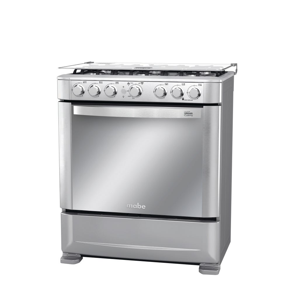 CMP7630FX0 Cocina a Gas Mabe 76Cm 6 Hornillas Inox