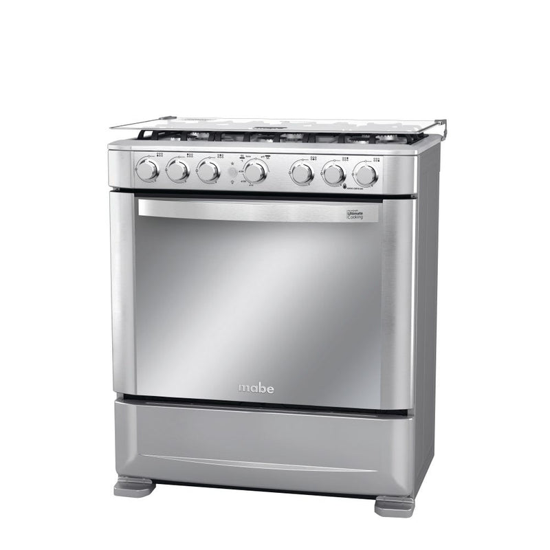 CMP7630FX0 Cocina a Gas Mabe 76Cm 6 Hornillas Inox
