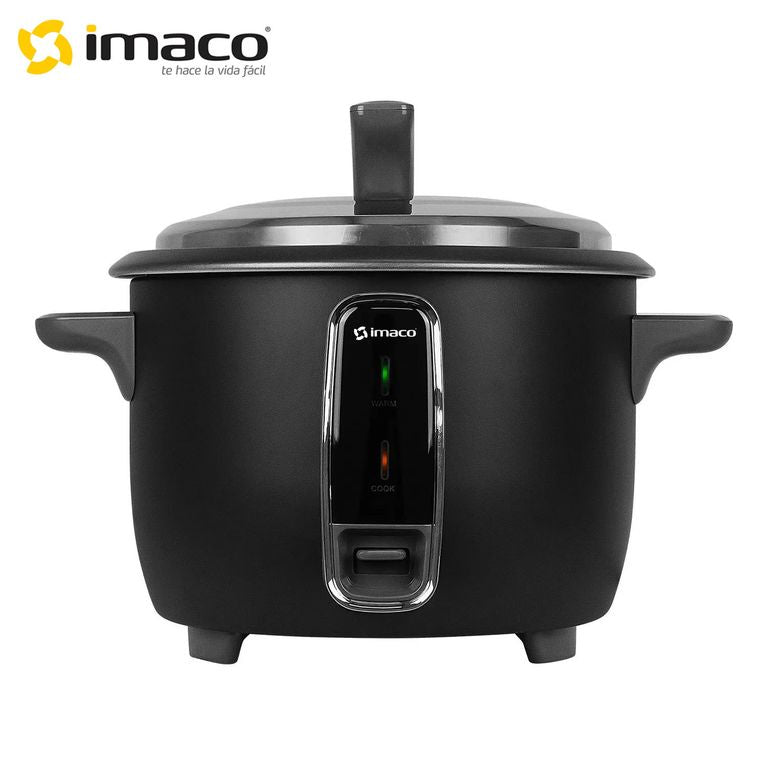 RC36 OLLA ARROCERA 3.6L COLOR NEGRO TAPA METÁLICA IMACO MOD. RC36