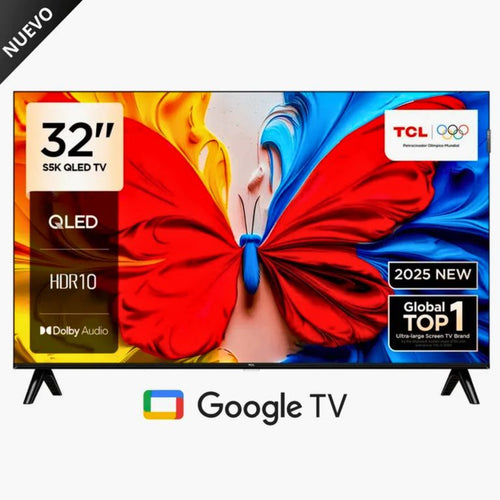 32S5K Televisor TCL 32'' QLED Full HD Smart TV Google TV 2025