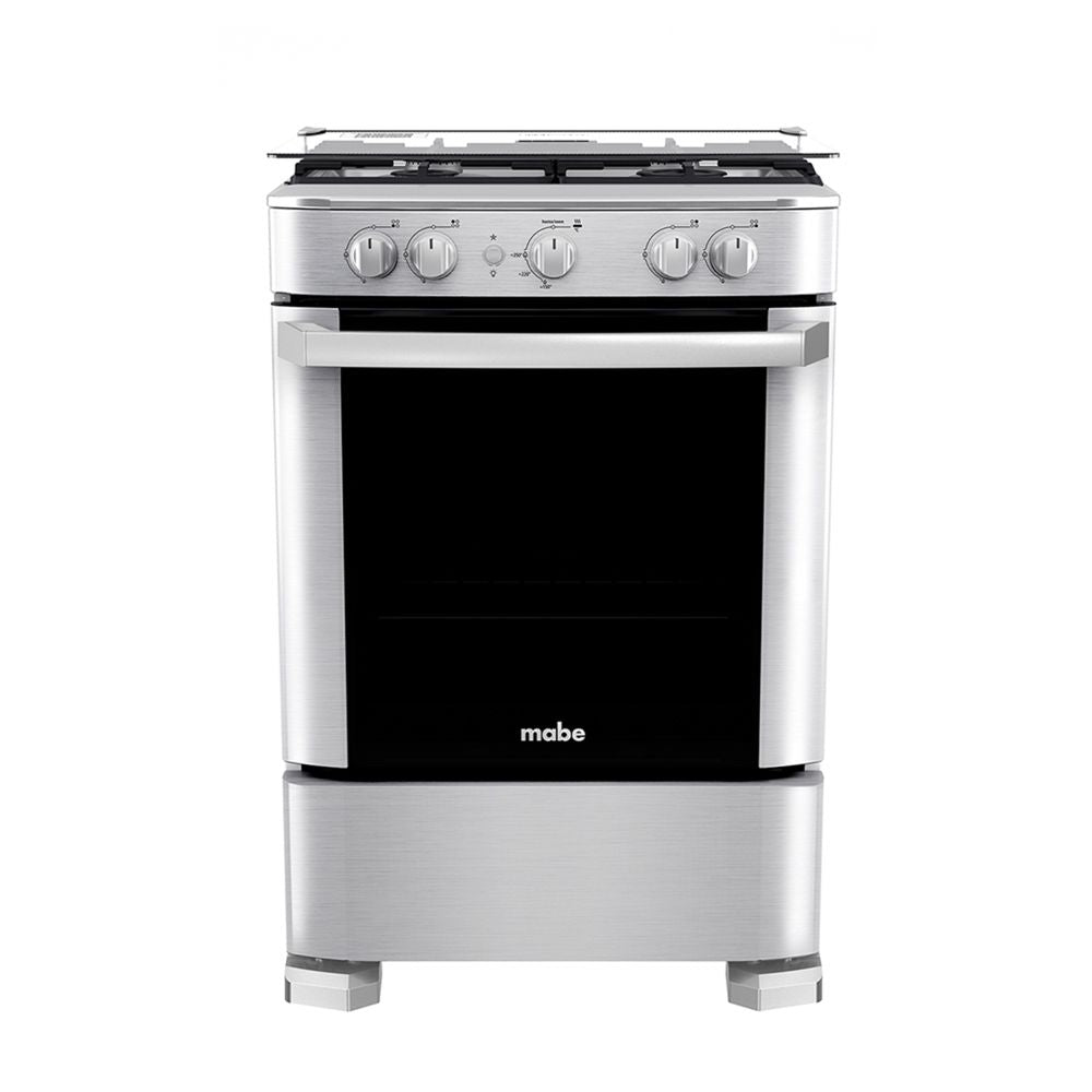 CMP6035FX1 Cocina Mabe a Gas 4 Hornillas Inoxidable 60CM