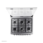 NX52T5311PS COCINA SAMSUNG A GAS 6 HORNILLAS CON PLANCHA Black Smog