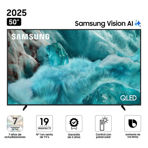 QN50Q7FAAGXPE Televisor SAMSUNG QLED 50" UHD 4K Vision AI Smart TV
