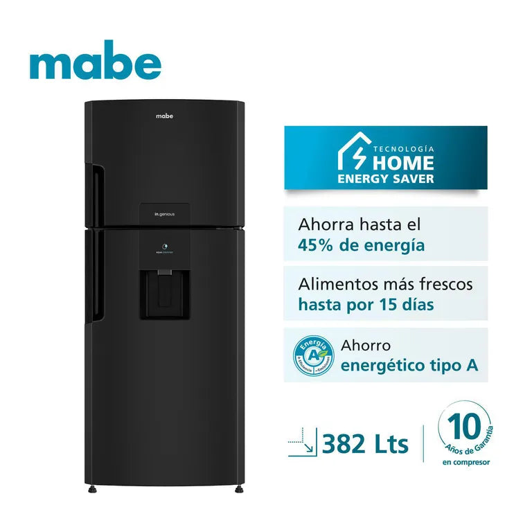 RMP415GPG Refrigeradora Mabe No Frost 382L Grafito