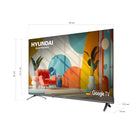 HYLED4029QG HYUNDAI TV 40 PULG QLED GOOGLE TV  FULL HD