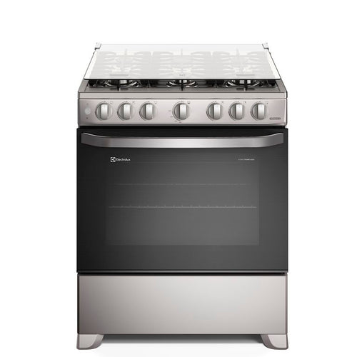 FE6ISR Cocina Electrolux 6 Quemadores Efficient VaporBake 76cm Inox