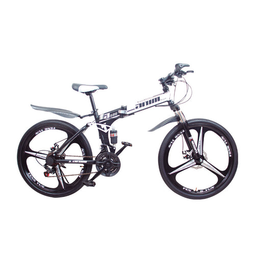 AN-D2421 ANIM2421 BICICLETA  ARO 24" VELOCIDAD 21 NEGRO & BLANCO