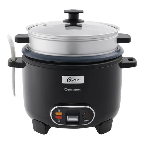 CKSTRC12DFBLK Olla Arrocera de 2.2 Lt. Oster Diamond Force 3 en 1 Negro